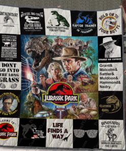 Buy Jurassic Park T-Shirt Quilt Blanket & Quilt Bedding Set