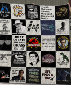 Buy Jurassic Park T-Shirt Quilt Blanket & Quilt Bedding Set For Fans