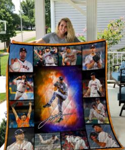 Buy Justin Verlander Quilt Blanket & Quilt Bedding Set 01