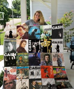 Buy Johnny Cash Quilt Blanket & Quilt Bedding Set For Fans Ver 25