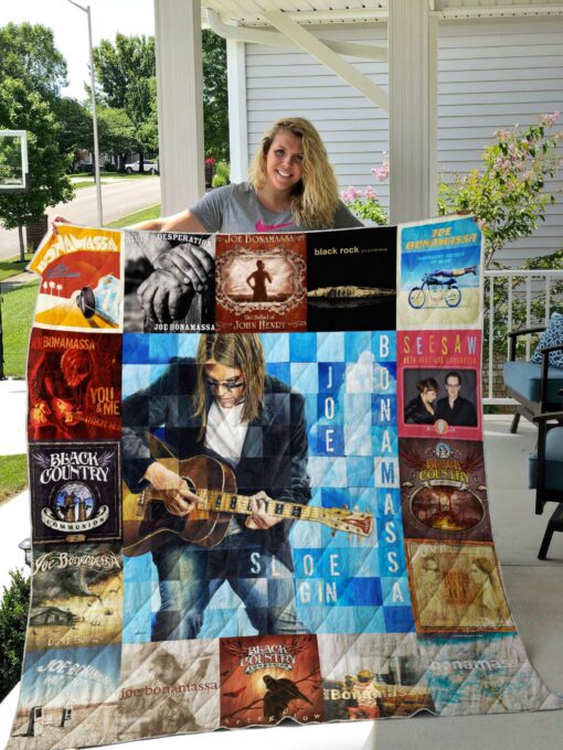 Buy Joe Bonamassa Quilt Blanket & Quilt Bedding Set For Fans Ver 17