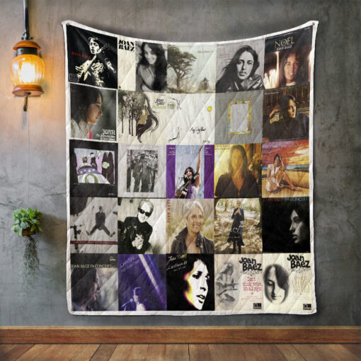 Buy Joan Baez Album Covers Quilt Blanket & Quilt Bedding Set