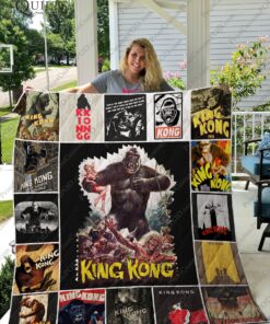 Buy King Kong T-Shirt Quilt Blanket & Quilt Bedding Set For Fans