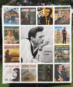 Buy Johnny Cash Quilt Blanket & Quilt Bedding Set - Meteew