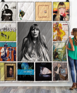 Buy Joni Mitchell Albums Quilt Blanket & Quilt Bedding Set 02