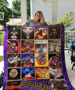 Buy Judas Priest Lp Albums Quilt Blanket & Quilt Bedding Set