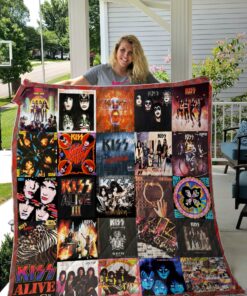 Buy Kiss Albums Cover Poster Quilt Blanket & Quilt Bedding Set Ver 2