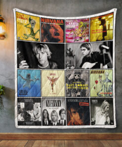 Buy Kurt Cobain Album Covers Quilt Blanket & Quilt Bedding Set