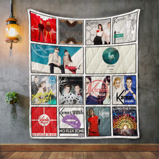 Buy Karmin Album Covers Quilt Blanket & Quilt Bedding Set