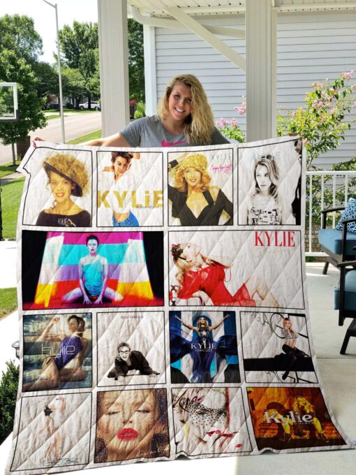 Buy Kylie Minogue Albums Quilt Blanket & Quilt Bedding Set