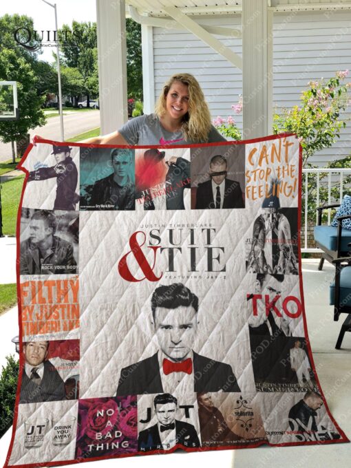 Buy Justin Timberlake Quilt Blanket & Quilt Bedding Set For Fans Ver 17