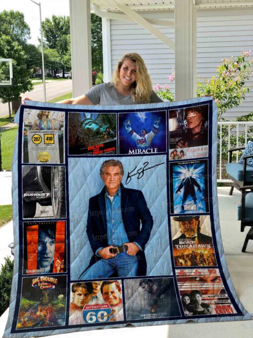 Buy Kurt Russell Quilt Blanket & Quilt Bedding Set 01