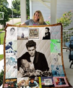 Buy John Mayer Style 3 Album Covers Quilt Blanket & Quilt Bedding Set