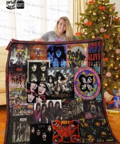 Buy Kiss Cover Poster Quilt Blanket & Quilt Bedding Set Ver 5