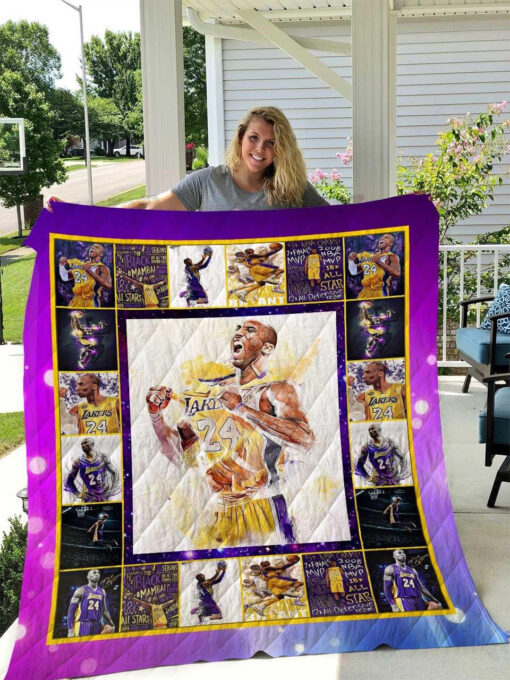 Buy Kobe Bryant Quilt Blanket & Quilt Bedding Set All Season Plus Size Quilt Blanket & Quilt Bedding Set