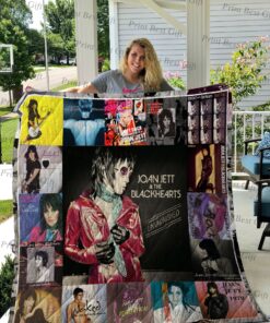 Buy Joan Jett Albums Cover Poster Quilt Blanket & Quilt Bedding Set Ver 2