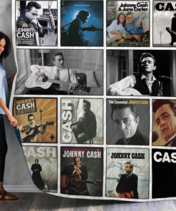 Buy Johnny Cash Albums Quilt Blanket & Quilt Bedding Set 02