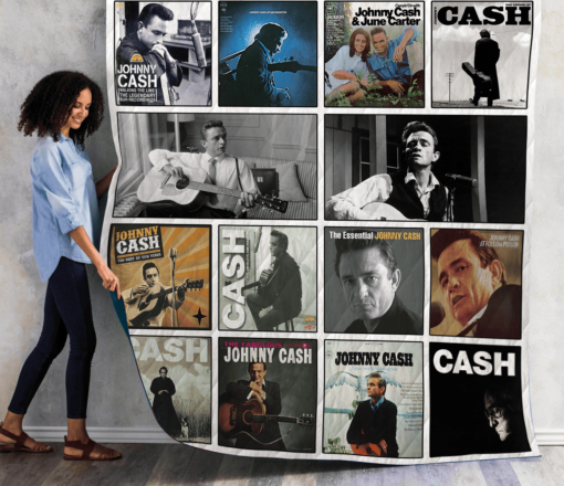 Buy Johnny Cash Albums Quilt Blanket & Quilt Bedding Set 02