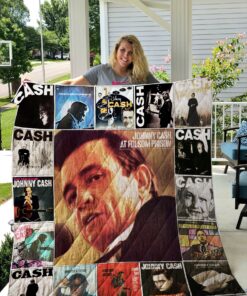 Buy Johnny Cash Quilt Blanket & Quilt Bedding Set 0882