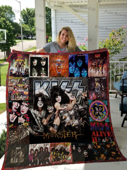 Buy Kiss Albums Cover Poster Quilt Blanket & Quilt Bedding Set