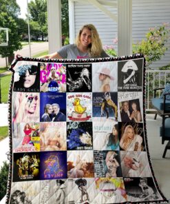 Buy Lady Gaga Albums Cover Poster Quilt Blanket & Quilt Bedding Set Ver 2