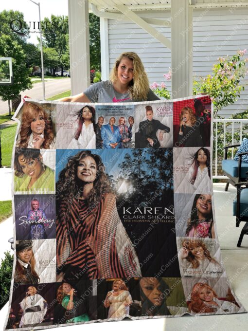 Buy Karen Clark Sheard Albums Quilt Blanket & Quilt Bedding Set For Fans Ver 17