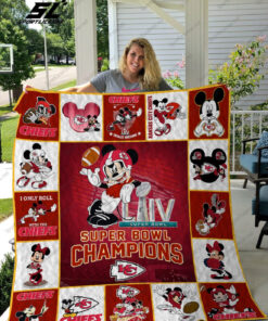 Buy Kansas City Chiefs Super Bowl Liv All Season Plus Size Quilt Blanket & Quilt Bedding Set Ver 2