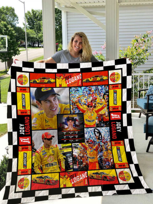 Buy Joey Logano Quilt Blanket & Quilt Bedding Set