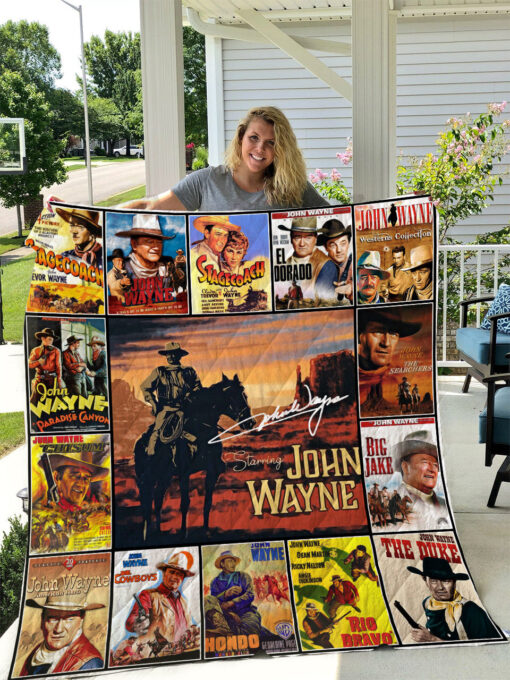 Buy John Wayne Quilt Blanket & Quilt Bedding Set - Meteew