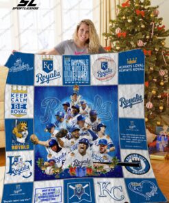 Buy Kansas City Royals Christmas Quilt Blanket & Quilt Bedding Set