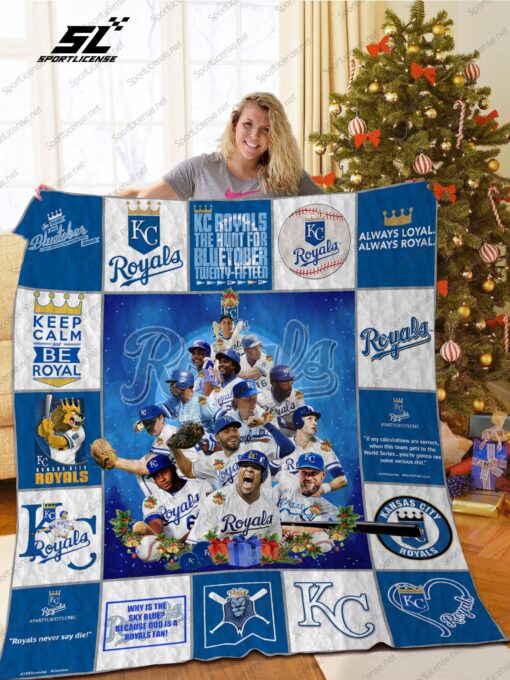 Buy Kansas City Royals Christmas Quilt Blanket & Quilt Bedding Set