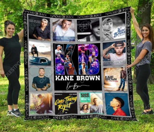 Buy Kane Brown Quilt Blanket & Quilt Bedding Set - Meteew