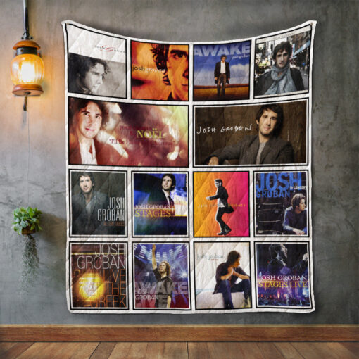 Buy Josh Groban Album Covers Quilt Blanket & Quilt Bedding Set - Meteew