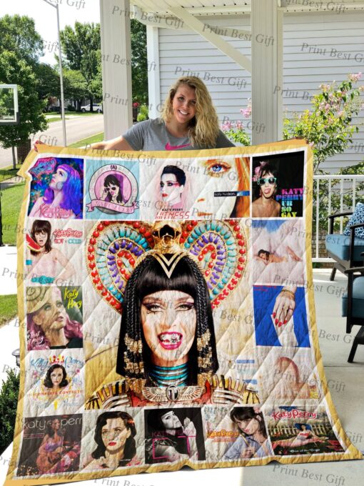 Buy Katy Perry Albums Cover Poster Quilt Blanket & Quilt Bedding Set