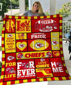 Buy Kansas City Chiefs Quilt Blanket & Quilt Bedding Set 02