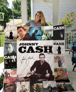 Buy Johnny Cash Quilt Blanket & Quilt Bedding Set For Fans Ver 17-2