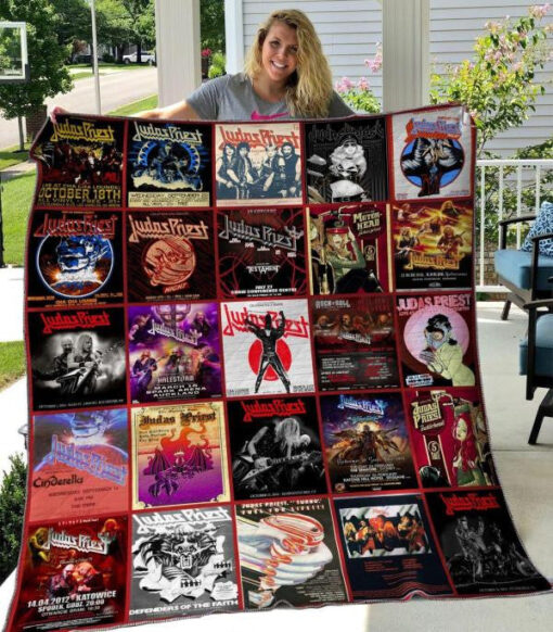 Buy Judas Priest Ver2 Quilt Blanket & Quilt Bedding Set