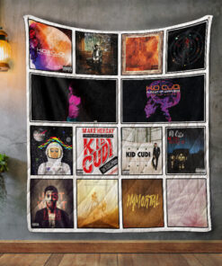 Buy Kid Cudi Album Covers Quilt Blanket & Quilt Bedding Set