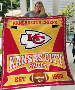 Buy Kansas City Chiefs Quilt Blanket & Quilt Bedding Set 03