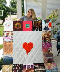 Buy Kanye West Albums Quilt Blanket & Quilt Bedding Set For Fans Ver 17