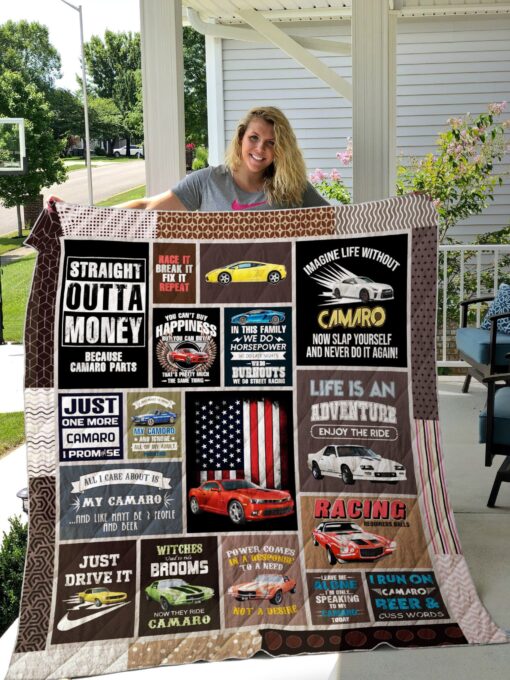 Buy Just One More Camaro I Promise Quilt Blanket & Quilt Bedding Set Great Customized Blanket Gifts For Birthday Christmas Thanksgiving