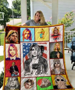 Buy Kurt Cobain Quilt Blanket & Quilt Bedding Set 01