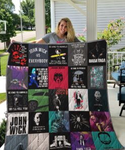 Buy John Wick T-Shirt Quilt Blanket & Quilt Bedding Set Ver 2