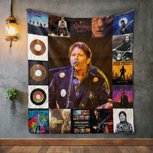 Buy John Fogerty Style 2 Album Covers Quilt Blanket & Quilt Bedding Set