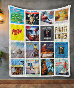 Buy Jimmy Buffett Album Covers Quilt Blanket & Quilt Bedding Set