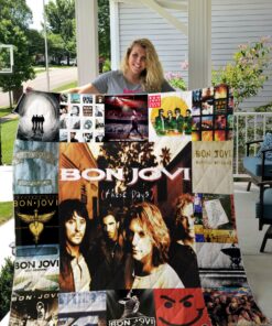 Buy Jon Bon Jovi (Band) Quilt Blanket & Quilt Bedding Set For Fans Ver 17