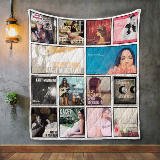 Buy Kacey Musgraves Album Covers Quilt Blanket & Quilt Bedding Set