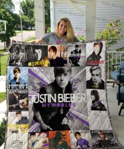 Buy Justin Bieber Albums Cover Poster Quilt Blanket & Quilt Bedding Set Ver 2