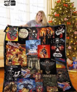 Buy Judas Priest Albums Cover Poster Quilt Blanket & Quilt Bedding Set Ver 5