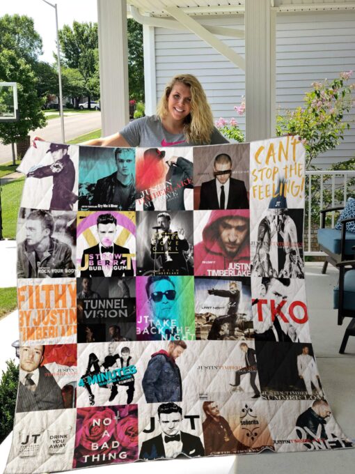 Buy Justin Timberlake Quilt Blanket & Quilt Bedding Set For Fans Ver 25